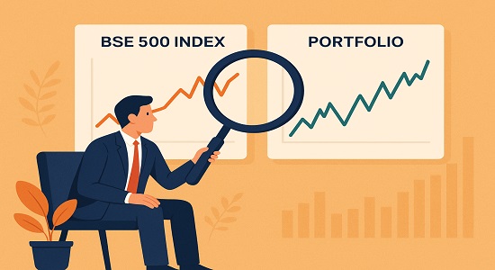Investor portfolio benchmark BSE 500 Index India