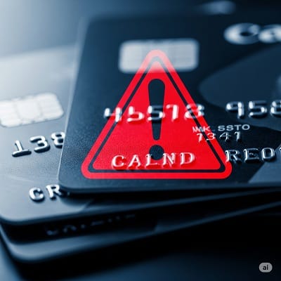 Credit cards symbolizing high-interest debt risks