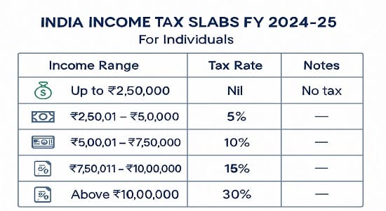 Latest Income Tax Slabs in India for FY 2024–25