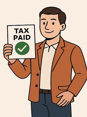 Responsible taxpayer in India filing taxes on time