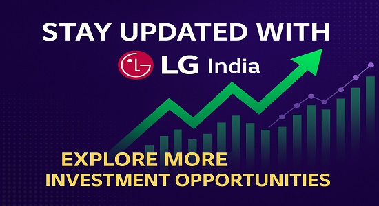 Call to action encouraging investors to explore LG India market updates.