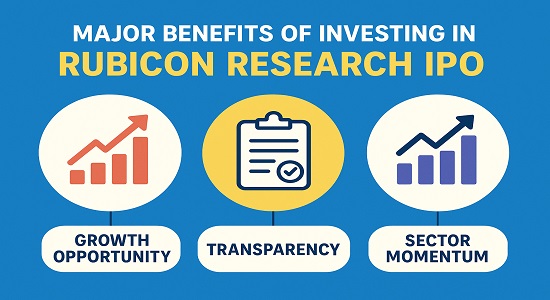 Rubicon Research IPO benefits chart highlighting growth potential and investor advantages.